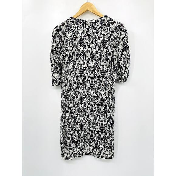 MAJE radenne printed crepe dress - Picture 5 of 8